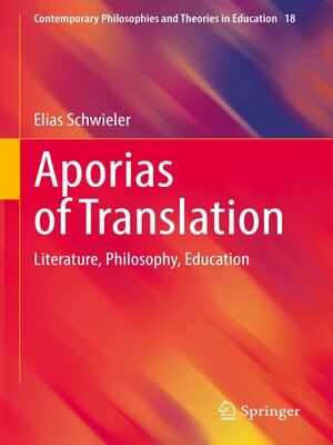 cover image of Aporias of Translation